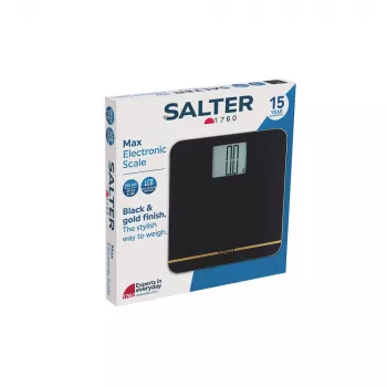 Balança de pessoa Salter 9075 BGFEU12 Max, preta/dourada
