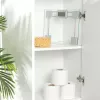 Balança de casa de banho em vidro Salter 9081 SVFEU12, prateada/transparente