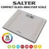 Balança de casa de banho com analisador compacta em vidro Salter 9113 GFEU12, cinzenta
