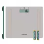 Balança de casa de banho com analisador compacta em vidro Salter 9113 GFEU12, cinzenta