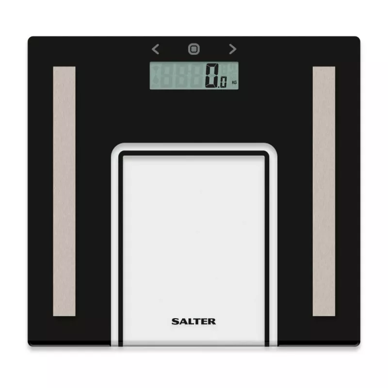 Balança com analisador em vidro Salter 9128 BFEU12, preta