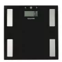Salter 9150 BFEU12 balança de casa de banho analisadora com vidro preto