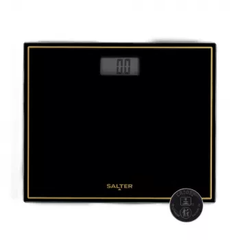 Balança de pessoa eletrónica compacta Salter 9207 BGHCFEU12, preta