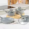Conjunto de 5 frigideiras Salter BW04151G1EU7 Timeless Collection em aço inoxidável