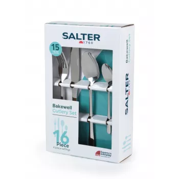 Conjunto de 16 peças de talheres Salter BW065272EU7 Bakewell