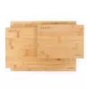 Conjunto de 3 tábuas de corte em bambu Salter BW072812EU7