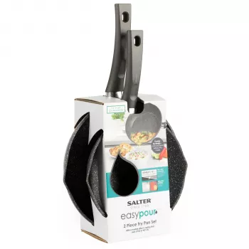Salter BW09071AR Easy Pour conjunto de 2 frigideiras