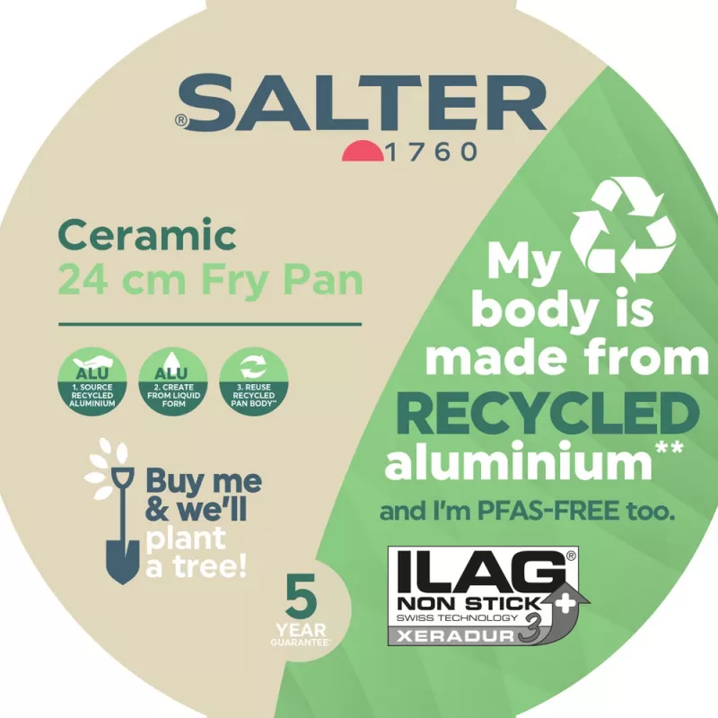 Salter BW12871EU7 frigideira de cerâmica 24 cm