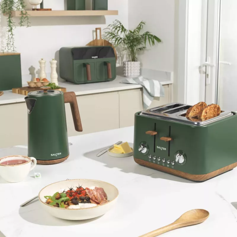 Salter BW12900G Toronto Conjunto de bancada 4 peças, verde