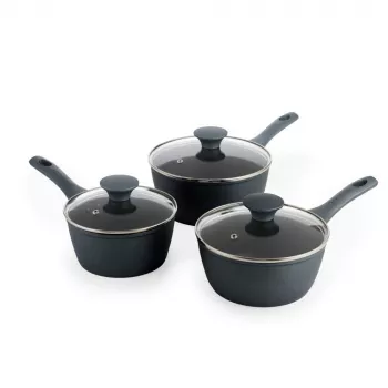 Salter BW13591DU Megastone Excellence Conjunto de 3 panelas