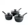 Salter BW13591DU Megastone Excellence Conjunto de 3 panelas