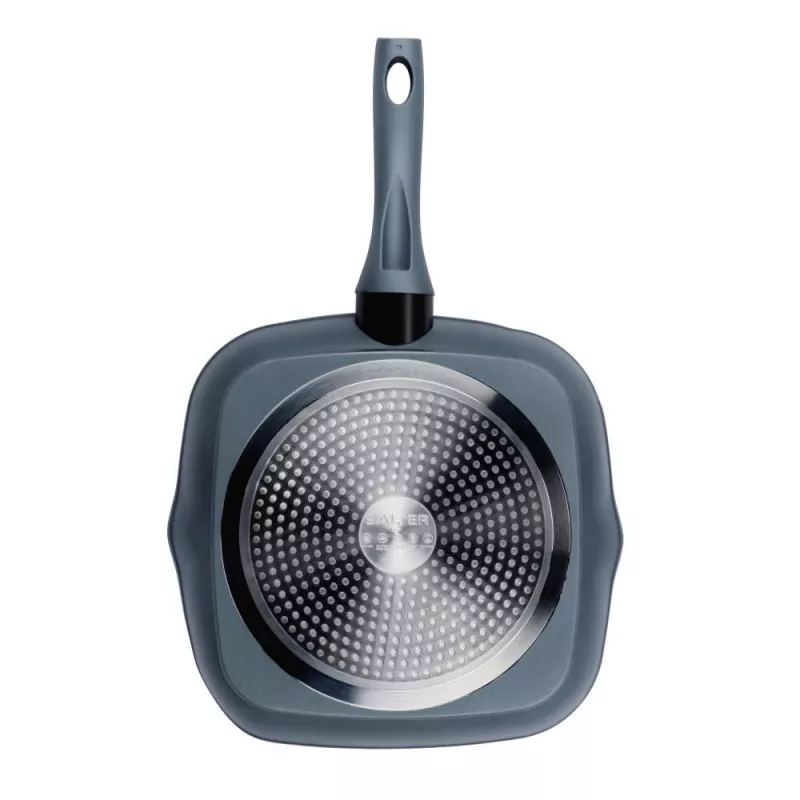 Salter BW13594DU Megastone Excellence Frigideira grill 28cm, cinzento