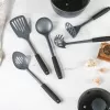 Salter BW13601DU Excellence Conjunto de 5 utensílios de cozinha com suporte giratório, preto e prateado