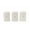 Salter BW13729OEU7 Pebble Conjunto de 3 recipientes de armazenamento Stone, bege