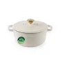 Salter BW13771C Chester Caçarola de ferro fundido 3.4L 24 cm, creme