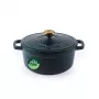 Salter BW13771GR Chester Caçarola de ferro fundido 3,4L 24 cm, verde