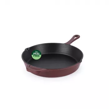 Salter BW13773R Frigideira de ferro fundido 26 cm, vermelho