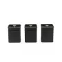Salter BW14370 Conjunto de 3 recipientes Alchemy, preto