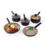 Salter BW14738 Conjunto de 5 frigideiras em cerâmica - antiaderente Megastone, adequado para indução
