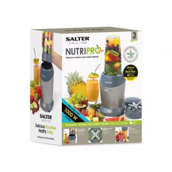 Salter EK2002V4SILVERFVDE NutriPro Liquidificadora 1000W