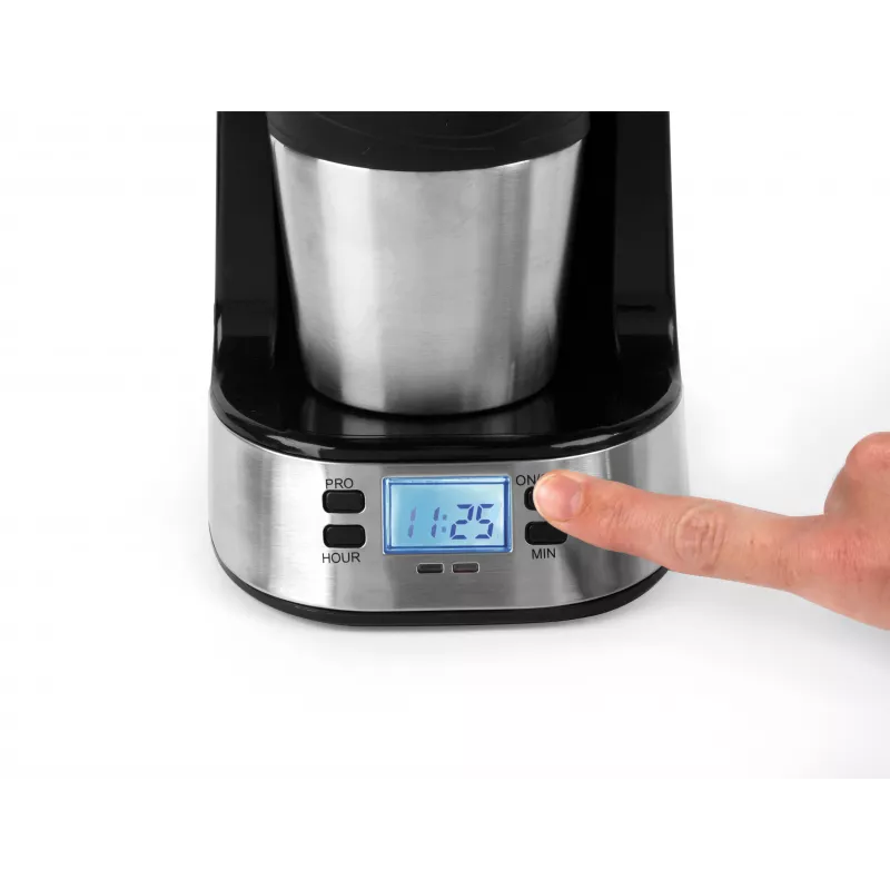 Salter EK2732FVDE Máquina de café digital - 1,5 l, 12 chávenas, preto e prateado