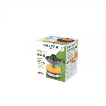 Salter EK5025FVDE Espremedor de citrinos elétrico, 60 W, 1,2 L, preto/prateado