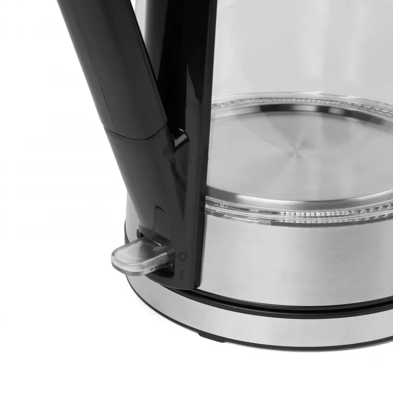 Salter EK5078SSFVDE Chaleira elétrica de vidro com mudança de cor 1,7L 3000W