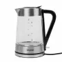 Salter EK5078SSFVDE Chaleira elétrica de vidro com mudança de cor 1,7L 3000W