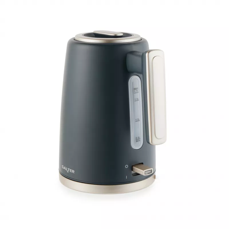 Salter EK5561BGRYFVDE Chaleira de ebulição rápida Marino - 1,7 l, 3000 W, aço inoxidável, cinzento