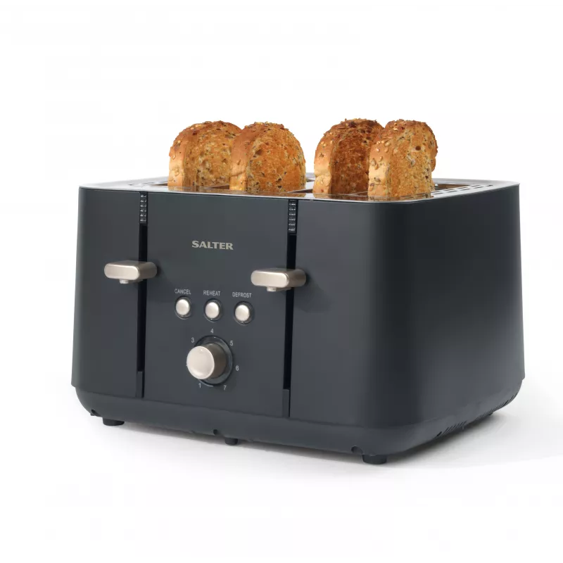 Salter EK5565BGRYFVDE Torradeira Marino 4 fatias - cinzento aço inoxidável