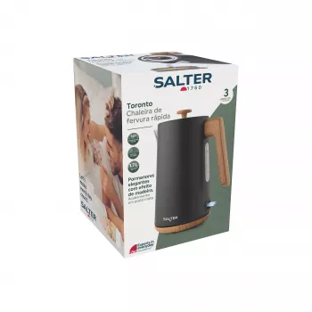 Salter EK5822BLKVDE Toronto Chaleira de ebulição rápida preta