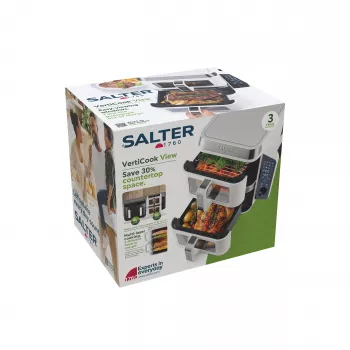 Salter EK6534WHTVDE Fritadeira de ar quente VertiCook View