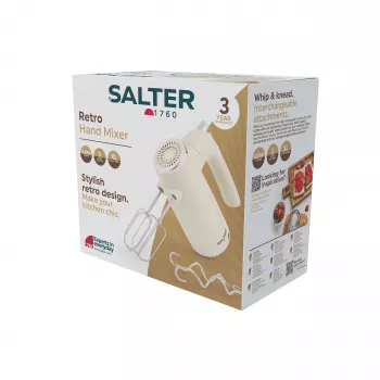 Salter EK6684CRMVDE Batedeira manual retro