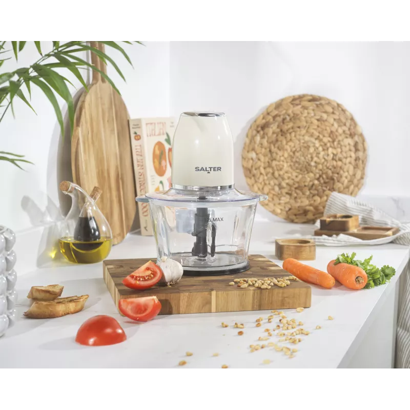 Salter EK6686CRMVDE Picadora retro 200W 0,5L creme