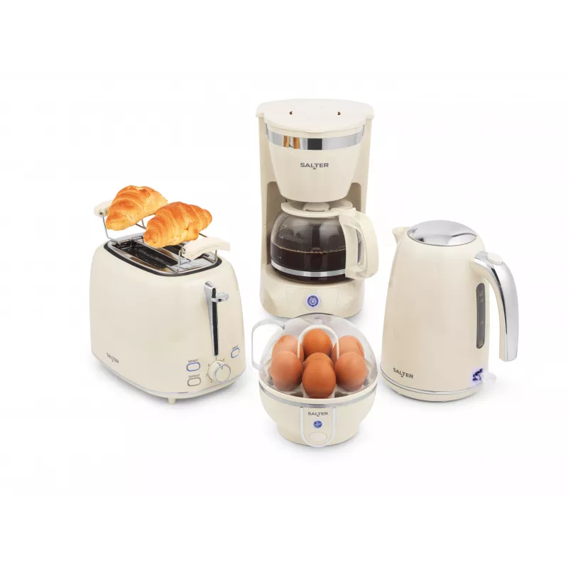 Salter EK6695CRMVDE Máquina de café de filtro retro 1,25 l 900 W creme