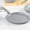Salter Marblestone frigideira para panquecas de 25cm – ultra antiaderente, compatível com indução, cinzento