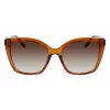 Salvatore Ferragamo SF1026S-261 Óculos de sol de mulher Cat-Eye Havana Castanho Degradê 54mm