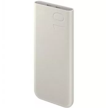Bateria Samsung 10.000mAh capacidade/25W Super Fast Charging/porta dupla/PD Power Delivery branca
