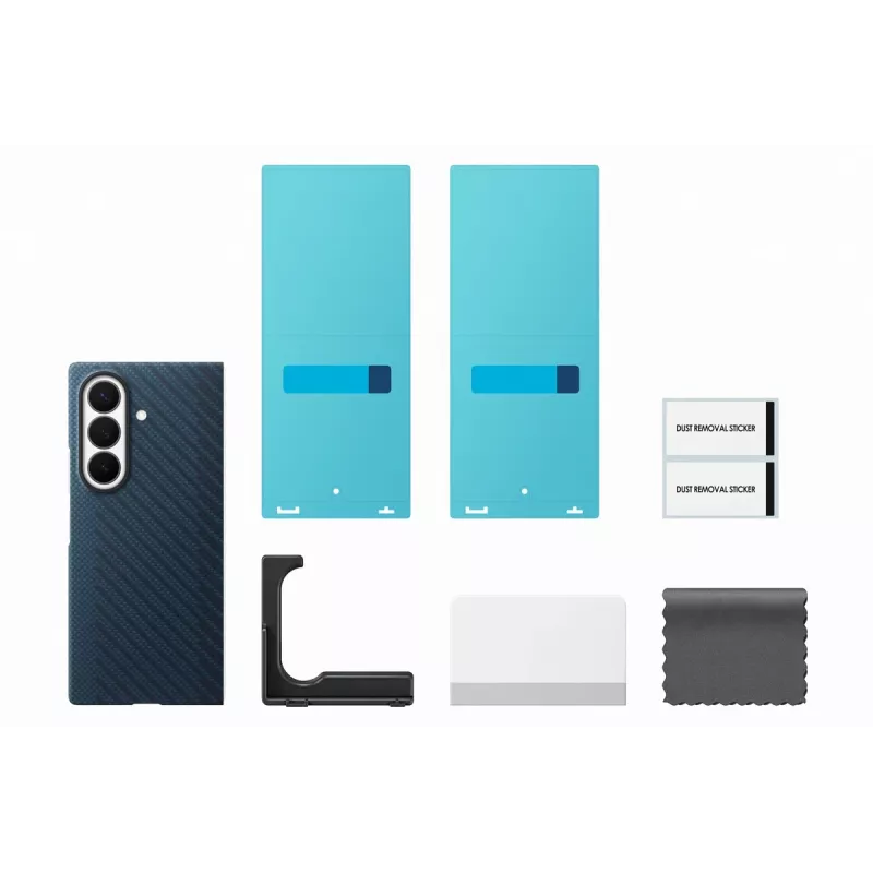 Samsung Carbon Magnet Case para Galaxy Fold 8 Ultra, Navy