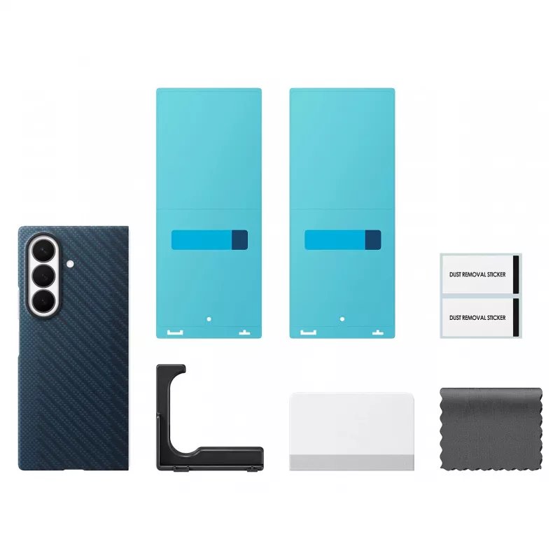 Samsung Carbon Magnet Case para Galaxy Fold 8 Ultra, Navy
