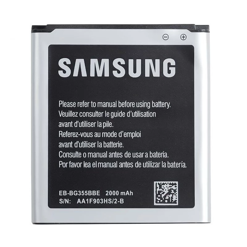 Samsung EB-BG355BBE 2000mAh Galaxy Core 2 G355 bateria de substituição Bulk