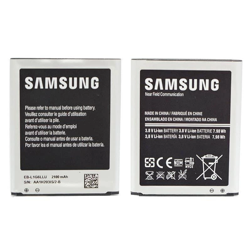 Bateria de iões de lítio Samsung EB-L1G6LLUC 2100 mAh para Galaxy S III (GT-I9300) - preta
