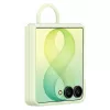 Capa com anel magnético de silicone Samsung EF-EF776CGEGWW para Galaxy Z Flip8, Verde