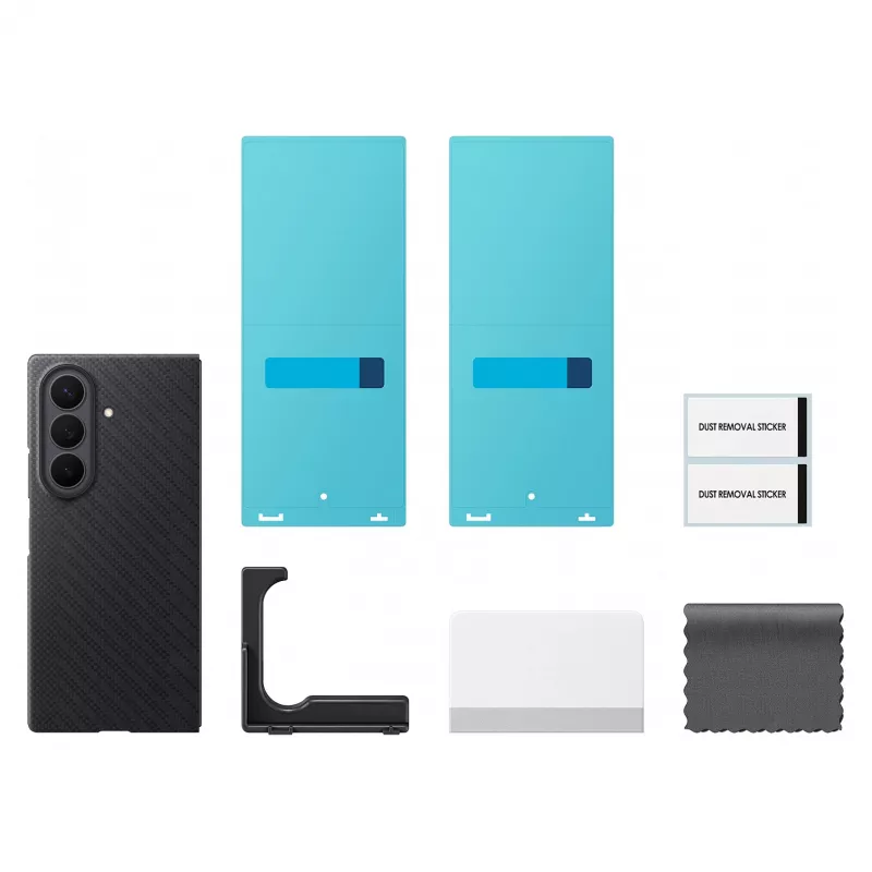 Samsung EF-KF976SBEGWW Carbon Magnet Case para Galaxy Fold 8 Ultra - Preto