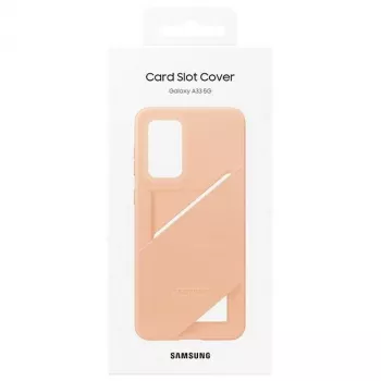 Samsung EF-OA336TPEGWW Capa com compartimento para cartões para Galaxy A33 5G, pêssego