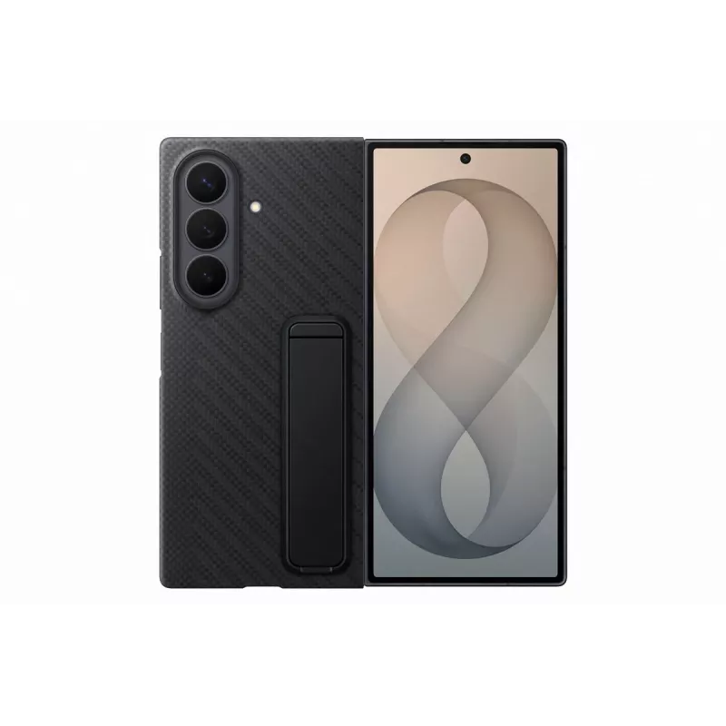 Samsung Carbon Standing Case para Galaxy Z Fold8 Ultra, preto