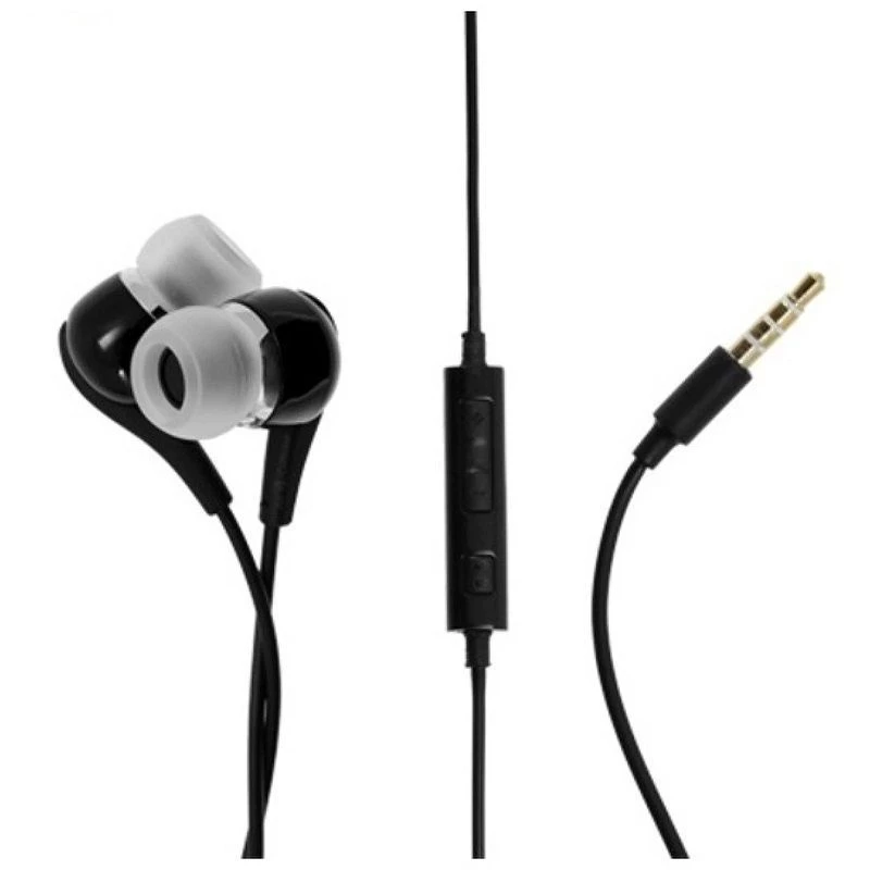 Headset intra-auricular Samsung EHS64AVFBE com controlo de volume, jack 3,5 mm, Preto