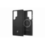 Samsung Enzo capa em aramida para Galaxy S25 Ultra – preto prateado