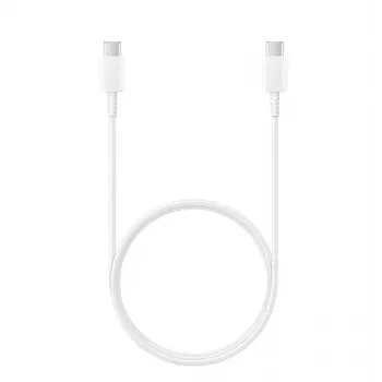 Cabo de dados Samsung EP-DA905BWE USB-C para USB-C 3A 1 m Branco (Bulk)