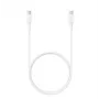 Cabo de dados Samsung EP-DA905BWE USB-C para USB-C 3A 1 m Branco (Bulk)